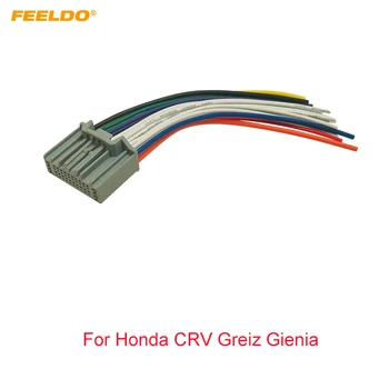  FEELDO 1PC Автомобильный стерео аудио радио адаптер жгута проводов для Honda CRV Greiz Gienia Envix CD-плеер Штекер кабель #CT926