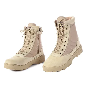  ПЛЮС РАЗМЕР:36-46 Новые военные кожаные боевые ботинки для мужчин Боевые боты пехоты Тактические боты Askeri Bot Армейские боты Армейская обувь