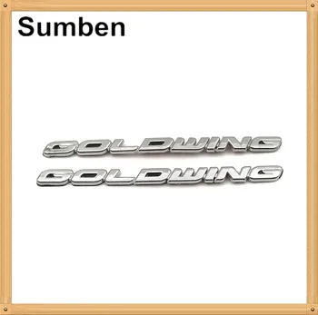 Крышка крышки передней крышки амортизатора Goldwing Символ знака Наклейки 3D Логотип для Honda Gold Wing GL 1000 1100 1200 1500 1800