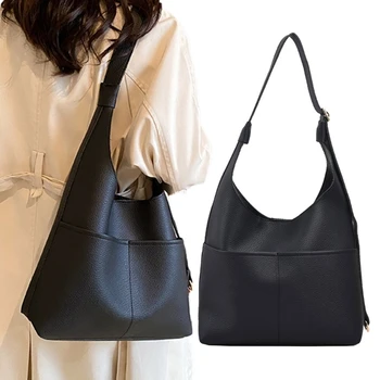  Универсальные сумки через плечо Сумка с текстурой личи Сумка для покупок Сумка для женщин и девочек
