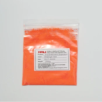  Продам красный оранжевый флуоресцентный пигмент яркий цвет пигмент порошок неоновые пигменты 1 лот = 200 грамм HLP-8004 красный оранжевый бесплатная доставка