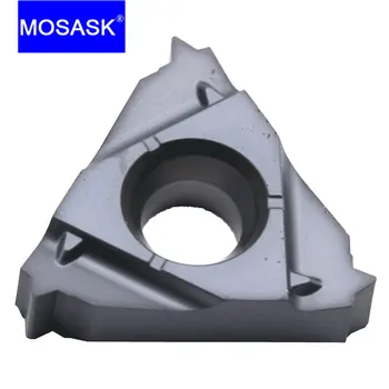  MOSASK 10 шт. 16IR 050ISO ZP10 60 ° Метрическая обработка резьбы с внутренним отверстием Вольфрамовые резьбонарезные твердосплавные пластины