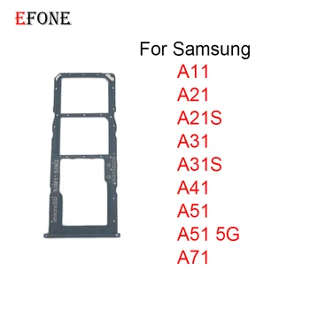  10 шт. Для Samsung Galaxy A11 A21 A21S A31 A31S A41 A51 5G A71 A516 SIM-карта лоток слот держатель адаптер розетка ремонтные детали