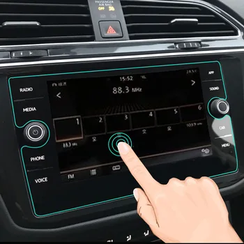  Пленка из закаленного стекла для Volkswagen Tiguan 2021 2022 8-дюймового автомобильного информационно-развлекательного радио gps навигация защитная пленка для экрана приборной панели