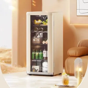  DAEWOO 133L Винный холодильник 2-18 °C 220 В Samll Холодильник Ультратонкие ретро офисные холодильники с воздушным охлаждением Icebar