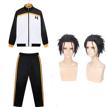 Re: Zero kara Hajimeru Isekai Seikatsu Subaru Natsuki Косплей Костюм Куртка Пальто и Длинные брюки Тренировочный костюм Спортивная одежда Униформа