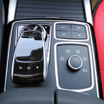  Рамка отделки центральной консоли автомобиля для Mercedes Benz ML320 350 2012 GLE W166 coupe c292 350d GL450 x166 GLS amg Аксессуары
