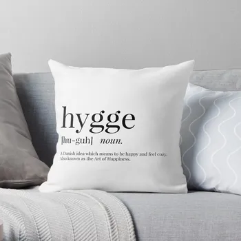  Hygge Definition Throw Pillow Throw Pillows Рождественские чехлы для подушек Рождественские наволочки