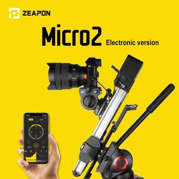  ZEAPON Micro 2 E600 E800 M600 M800 Моторизованный слайдер DSLR Камера Видео Двойное расстояние Портативный мотор Макро Трек Слайдер