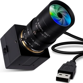  ELP 8MP 4K 3264X2448 IMX179 USB веб-камера 5-50 мм Varifocal CS объектив Hd USB Промышленный мини-чехол Внутри камеры наблюдения