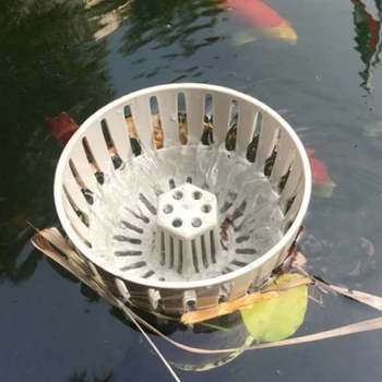  Плавающий фильтр для бассейна Фильтр для пруда с карпами кои Сливная пробка предотвращает попадание рыб в скиммер Аквариумные фильтры Filtro acuarios