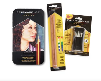  Цветные карандаши Prismacolor Premier Soft Core 36 шт. Плюс 2 карандаша для блендера плюс точилка Prismacolor Premier