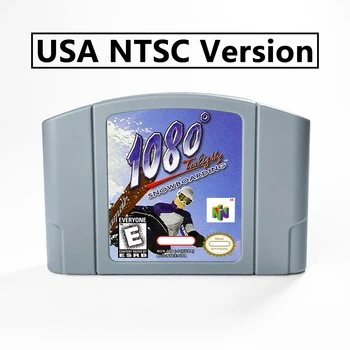  1080° 64-битный игровой картридж для сноубординга США версии NTSC или версии EUR PAL Для консолей N64