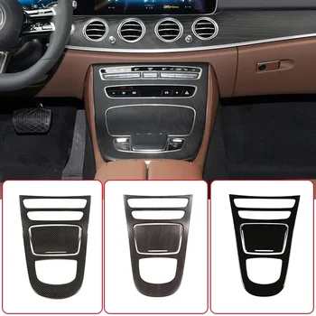  Для Mercedes Benz E Class W213 S213 A238 C238 2016-2021 ABS Автомобильная центральная консоль Декоративная панель Крышка отделки Автомобильные аксессуары