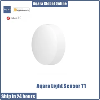  2023 Aqara Датчик освещенности T1 Датчик яркости Zigbee 3.0 AutoSmart Home Детектор света Магнитное приложение Управление Работа для Homekit