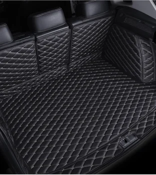  Изготовленный на заказ кожаный автомобильный коврик + коврик для багажника автомобиляДля Jeep Все модели Renegade Compass Cherokee Patriot Авто Аксессуары Стайлинг